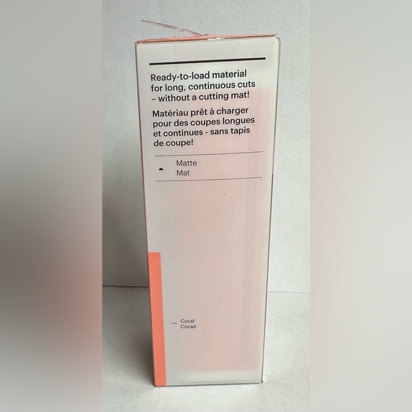 Cricut Joy Smart Vinyl Matte Coral Removable Vinyl #1 - Picture 2 of 3